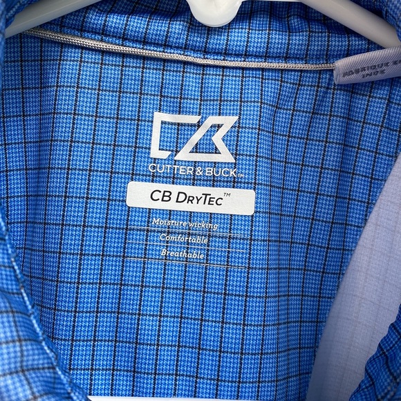 CUTTER & BUCK Golf Polo Pencil Stripe - Picture 3 of 8